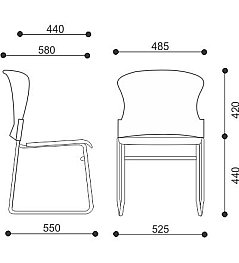 Adam Stackable Multipurpose Chair
